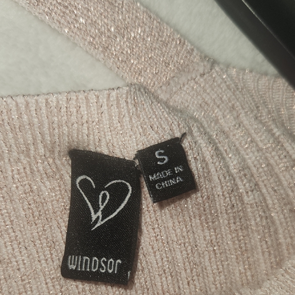 Windsor Light Pink Ribbed Knit Top - Picture 6 of 14
